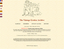 Tablet Screenshot of erotica-vintage.com